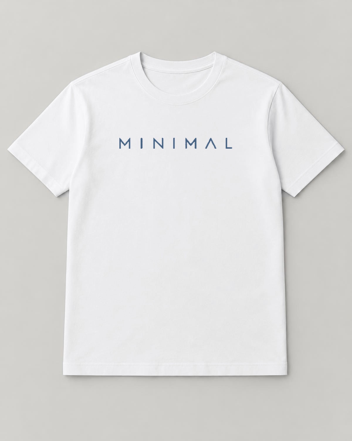 Minimal T-shirt in White, front view