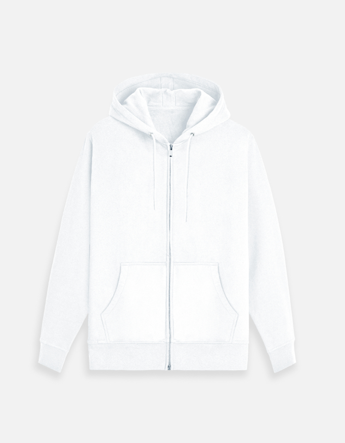 Zip Hoodie ready for custom printing