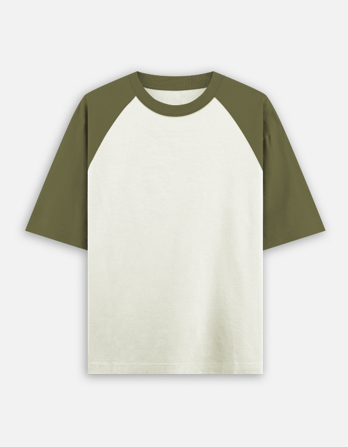 Oversized Raglan ready for custom printing