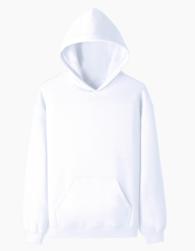 Pullover Hoodie ready for custom printing