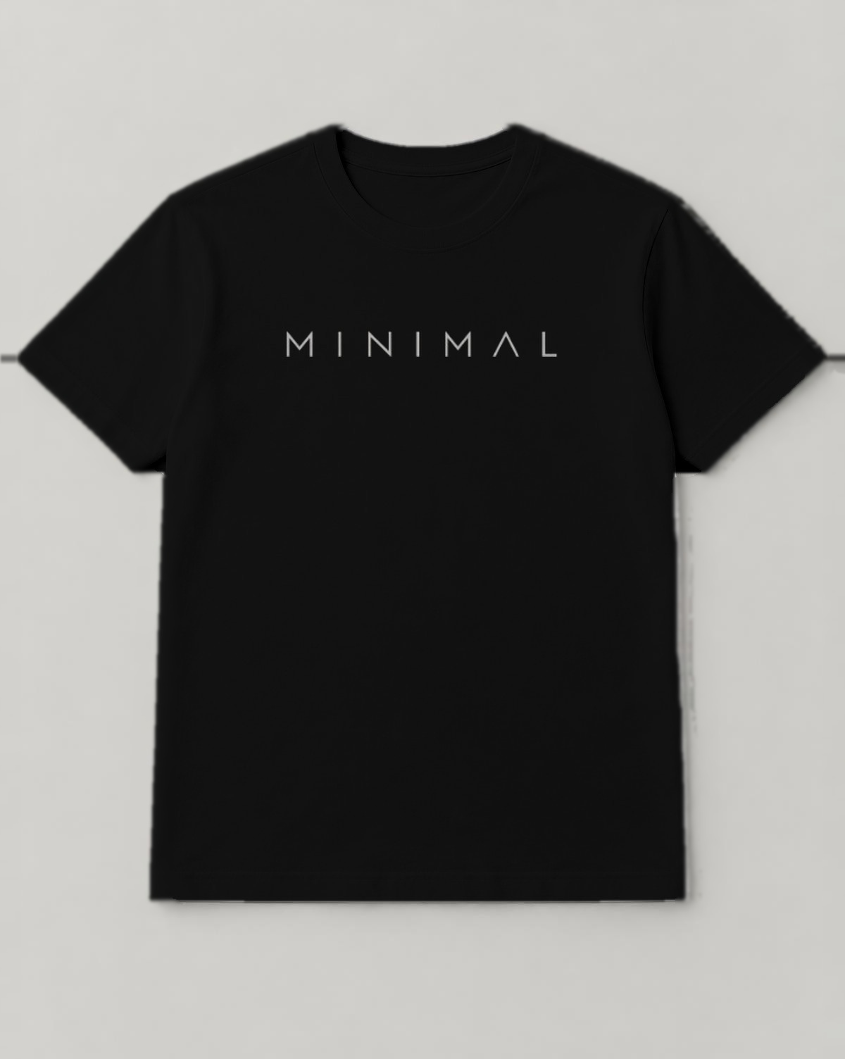 Minimal T-shirt in Black, thumbnail