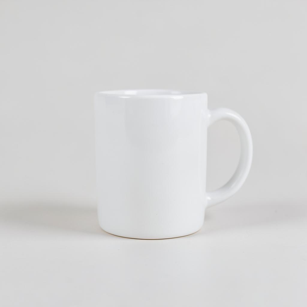 White Coffee Mug ready for custom printing